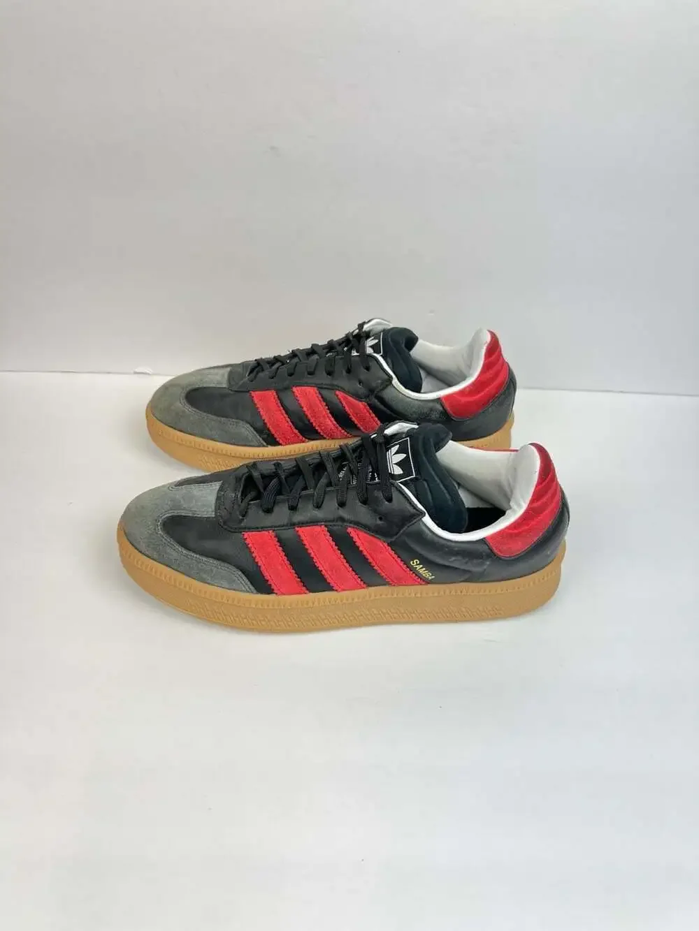 Adidas Samba XLG Core Black Better Scarlet Gum Sneakers IE9178 Size 9